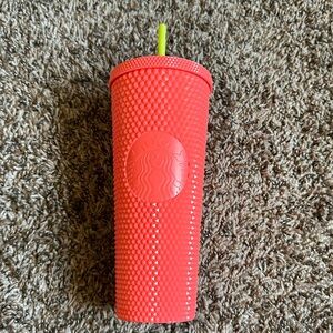 Pink lemonade studded tumbler